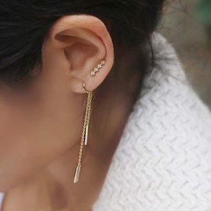 Tiny Ear Climber Earrings